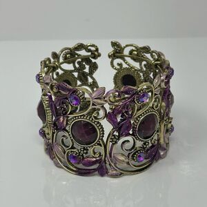 Purple gemstone bangle